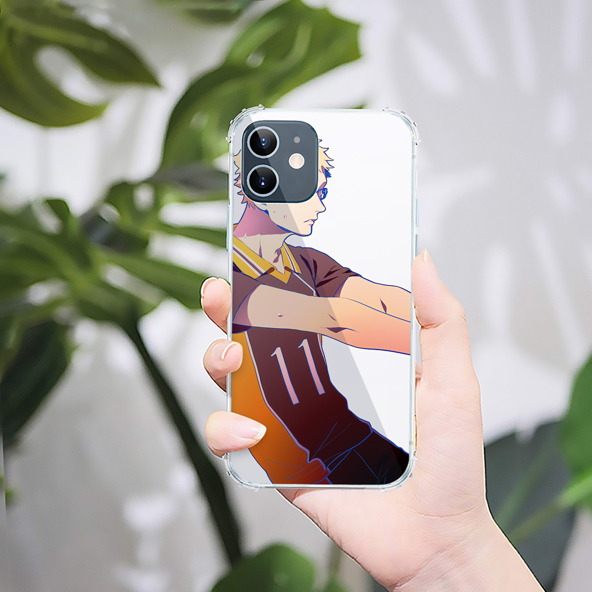（画像用） ハイキュー!! Haikyu!! 【iPhone 12シリーズ対応】透明スマホケース（クリアソフトケース）